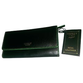 Autre Marque Osprey London Black Leather Wallet Black