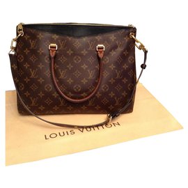 Louis Vuitton-Palmas monogram and black-Brown