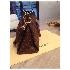 Louis Vuitton-Palmas monogram and black-Brown