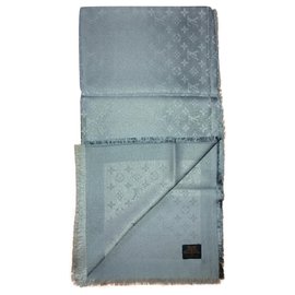 Louis Vuitton-Scialle Monogram Shine-Grau