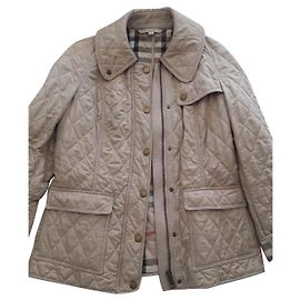 Burberry Brit Burberry classic beige quilted jacket, size L Beige