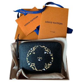 Louis Vuitton-Louis Vuitton Zippy Jungle wallet-Black