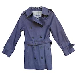 Burberry-trench coat vintage Burberry para mulher 36-Roxo