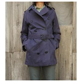 Burberry-trench femme Burberry vintage taille 36-Violet