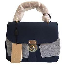 Burberry The Medium DK88 Top Handle Bag Dark blue