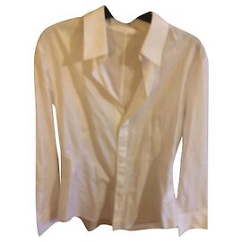Camicia Yohji Yamamoto in cotone bianco Bianco