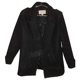 Burberry Caban Navy Blue Wool Boy Navy blue