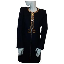 Elisabetta Franchi Black coat Black