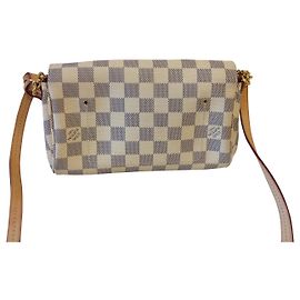 Louis Vuitton Favorite MM Damier Azur Blanc