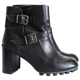 Robert Clergerie / botas de cuero - Taillen39 Negro