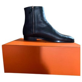 Hermès-Boots-Black