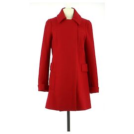 Comptoir Des Cotonniers Coat Red