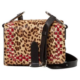 Isabel Marant-Handbag Isabel Marant Tansy leather and "fur" leopard style New-Other