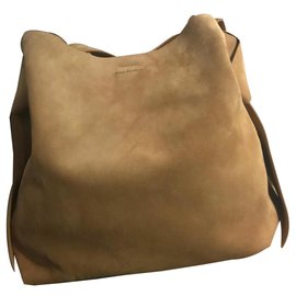Acne Sacolas Bege Caramelo