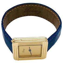 Reloj Poiray ,"Mi primero", En oro amarillo, correa de cuero intercambiable. Otro