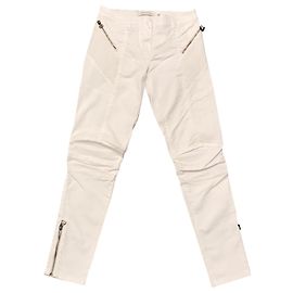 Vaqueros Biker Pierre Balmain Blancos Ajustados Blanco