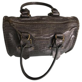 Longchamp-Handbag-Dark grey