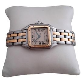 Cartier Pantera Ouro e Aço Dourado
