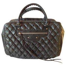 Balenciaga-Handbags-Dark grey