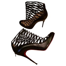 Christian Louboutin Berlinissimo Black Leather Pumps 40 Black