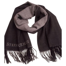 Autre Marque-Scarf in cashmere-Grey