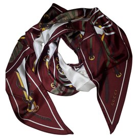 Gucci-Scarf in silk-Multiple colors