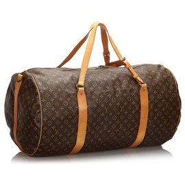 Louis Vuitton-Louis Vuitton Brown Monogram Sac Polochon 65-Brown