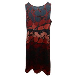 Clements Ribeiro-Patterned satin dress-Multiple colors