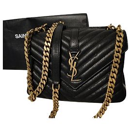 Saint Laurent College Medium Black 2019 Black