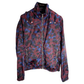 Louis Vuitton-Blazers Jackets-Blue,Dark red