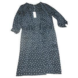 Gerard Darel ROBE SOIE, taille 38. Noir
