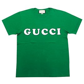 CAMISETA GRANDE ESTAMPADO GUCCI XL VERDE A ESTRENAR Verde