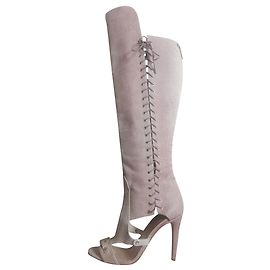 Elisabetta Franchi Knee high boots Pink