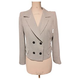 Max Mara Crossover Jacket Beige Viscose Beige