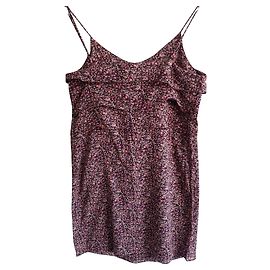 Vestido floral The Kooples de algodão e viscose Multicor