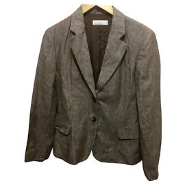 Nicole Fahri Nicole Farhi Linen Blazer Brown