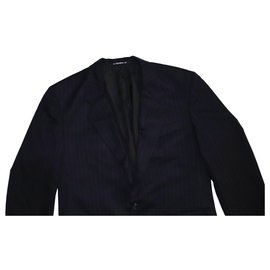 Yves Saint Laurent-Blazers Jackets-Navy blue