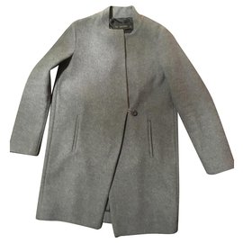 Zara-ZARA wool coat-Grey