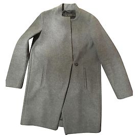 Zara wool and acrylic coat grey Grey
