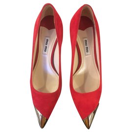 Miu Miu-SHOES with small heels MIU MIU-Red