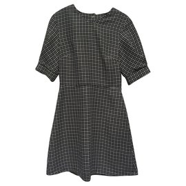 Topshop-TOPSHOP mini dress-Black,White,Grey,Dark grey