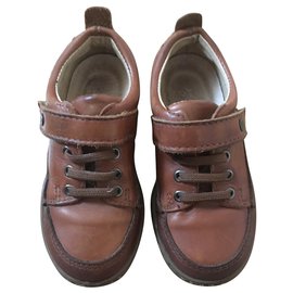 Jacadi-Ankle boots with scratch JACADI 26-Brown,Light brown,Dark brown