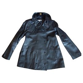 Les Petites Lederjacke Schwarz