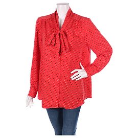 Camicia Rachel Zoe Rossa e Nera Nero Rosso