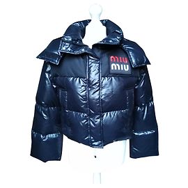 Miu Miu Puffy jacket Black