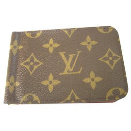 Louis Vuitton-Porta carte di credito-Marrone