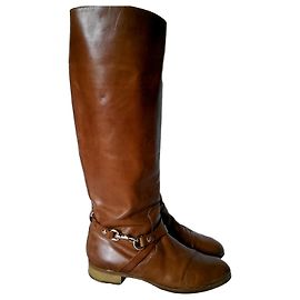 Bottes de cavalier Mulberry en cuir camel Autre