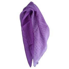 Céline-Silk scarves-Purple