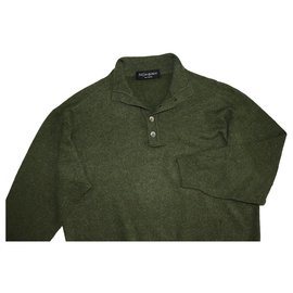 Yves Saint Laurent-Sweaters-Green