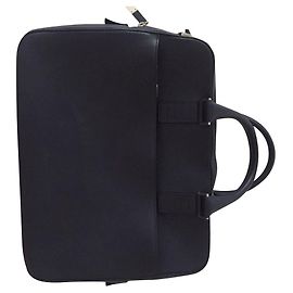 Dior Maletín de piel azul Azul